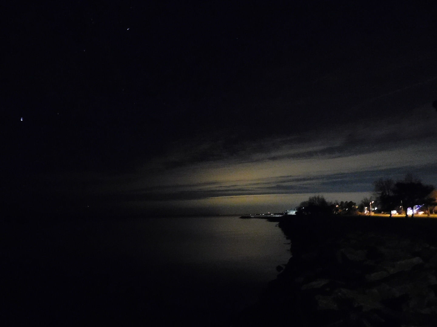 John Litz: Lake at night